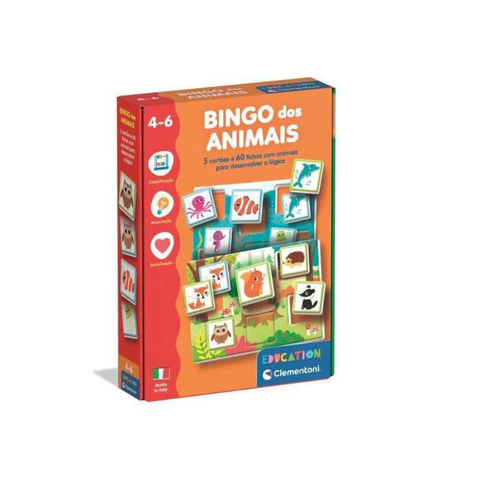 Jogo Clementoni Bingo dos Animais