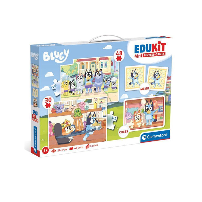 Puzzles e Jogos Clementoni Edukit 4em1 Bluey