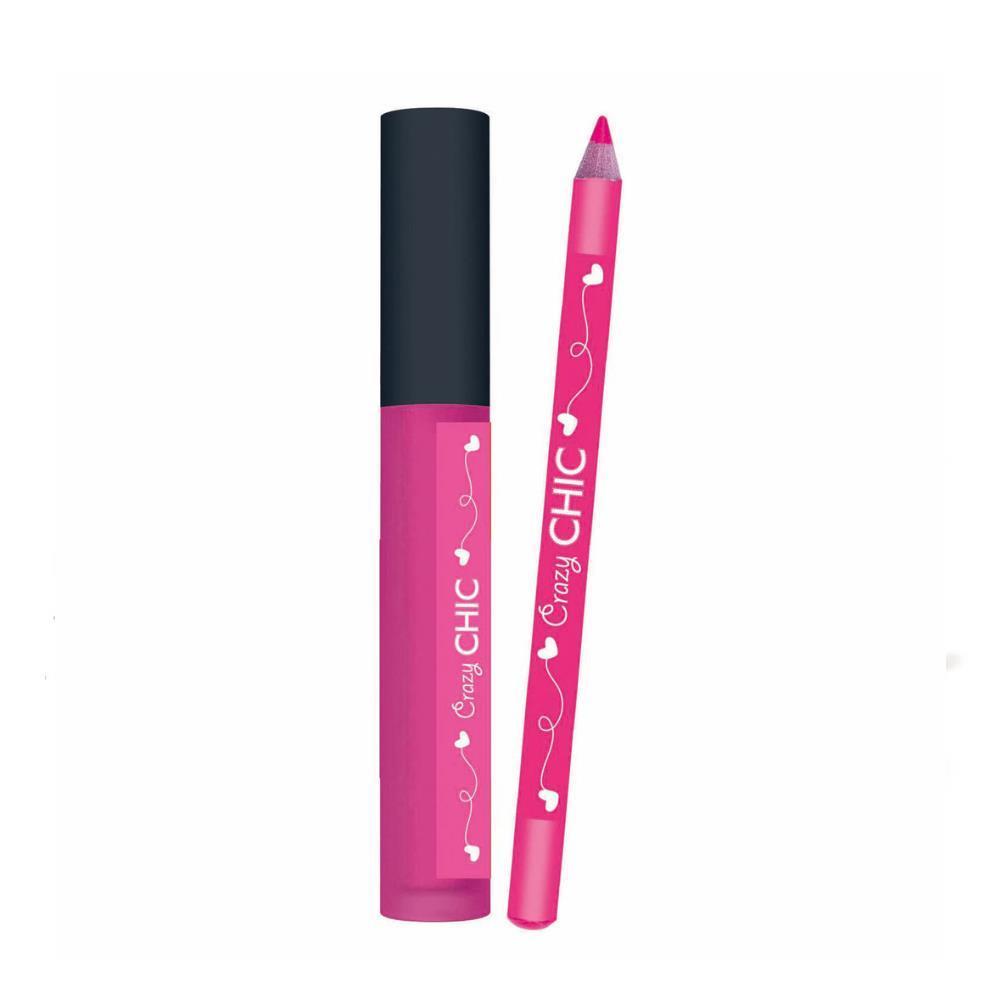 Brillo de labios y lápiz labial Clementoni Crazy Chic Strawberry