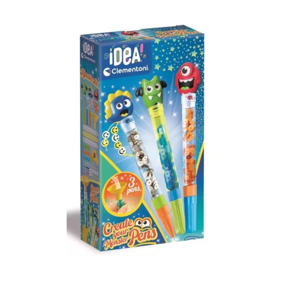 Crea tus propios bolígrafos con ideas de monstruos Clementoni