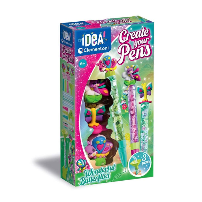 Cria as Tuas Canetas Clementoni Idea Butterflies