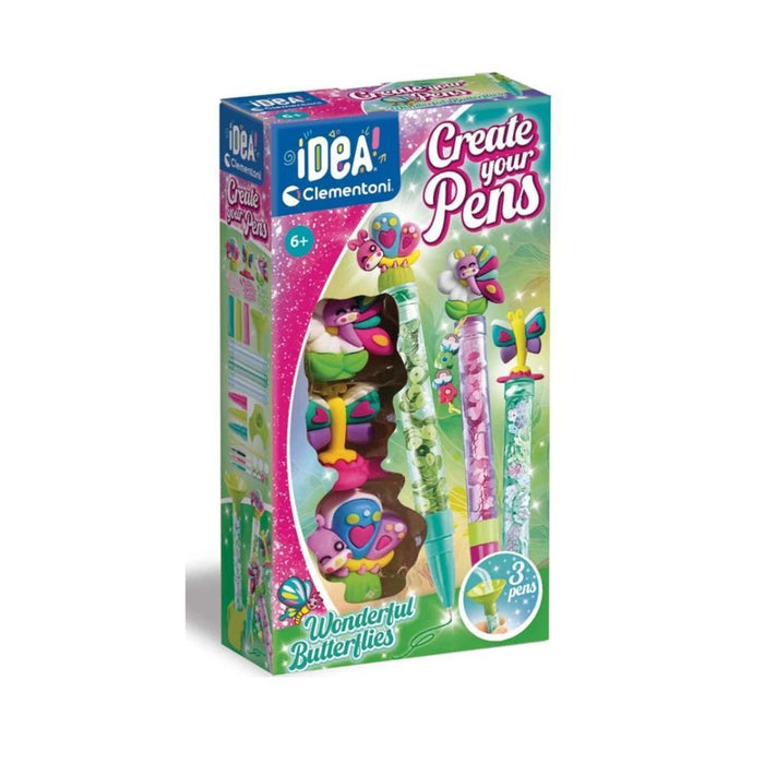 Cria as Tuas Canetas Clementoni Butterflies Idea