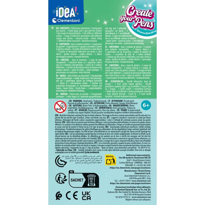 Cria as Tuas Canetas Clementoni Idea Butterflies