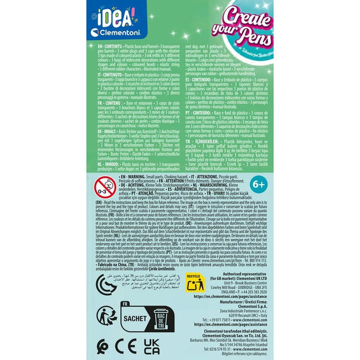 Cria as Tuas Canetas Clementoni Idea Butterflies
