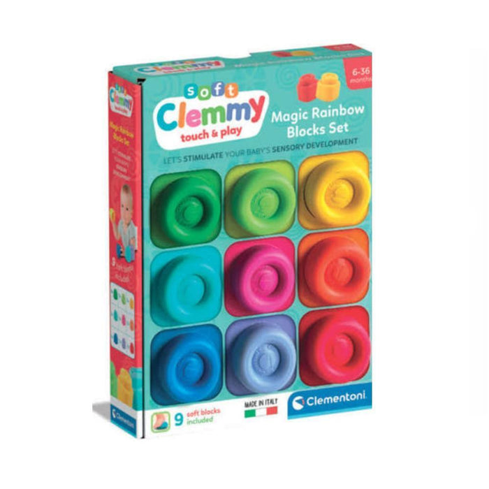 Clementoni Soft Clemmy Touch Play 9 Soft Blocks
