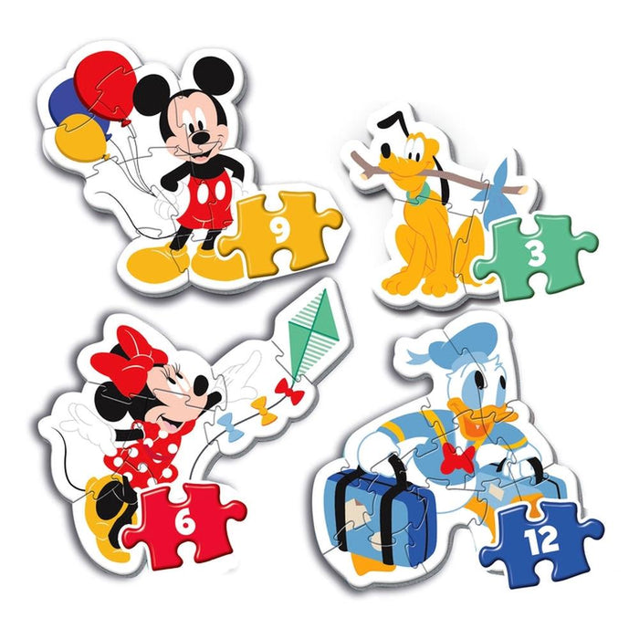 Puzzles Clementoni My First Puzzles Mickey Mouse 3 a 12 Peças