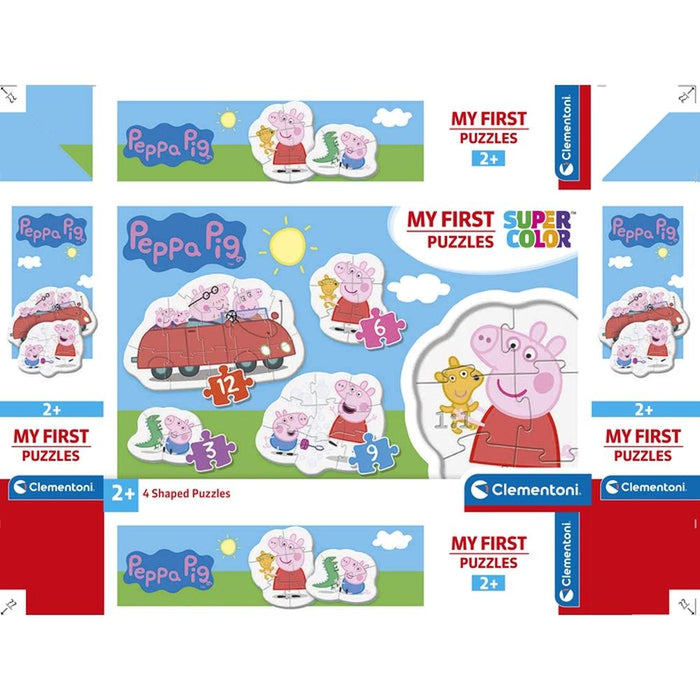 Puzzles Clementoni My First Puzzles Peppa Pig 3 a 12 Peças