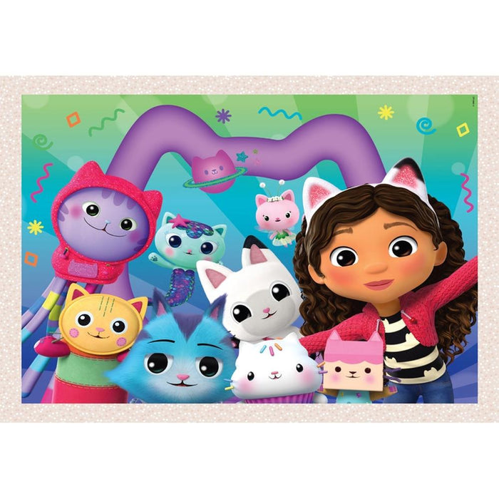 4 Puzzles Progressivos Clementoni Gabby's Dollhouse 12 a 24 Peças