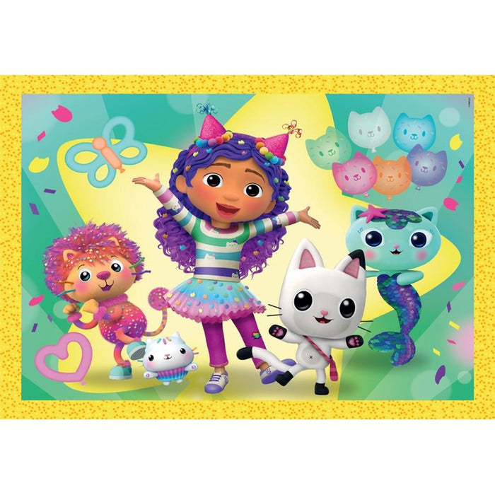 4 Puzzles Progressivos Clementoni Gabby's Dollhouse 12 a 24 Peças