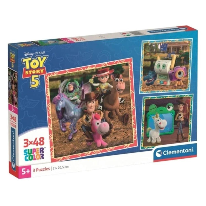 3 Puzzles Clementoni Toy Story 5 48 Peças