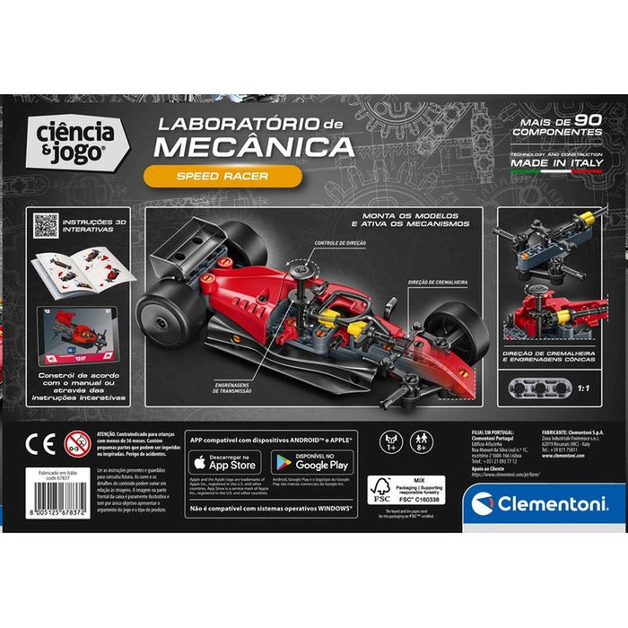 Laboratório de Mecânica Clementoni Speed Racer