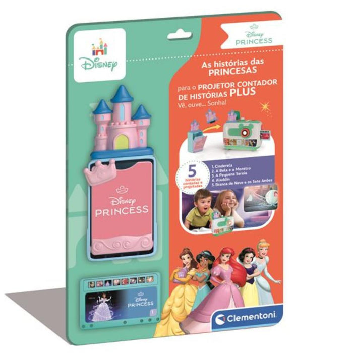 Recarga para Projetor de Histórias Clementoni Disney Princesas
