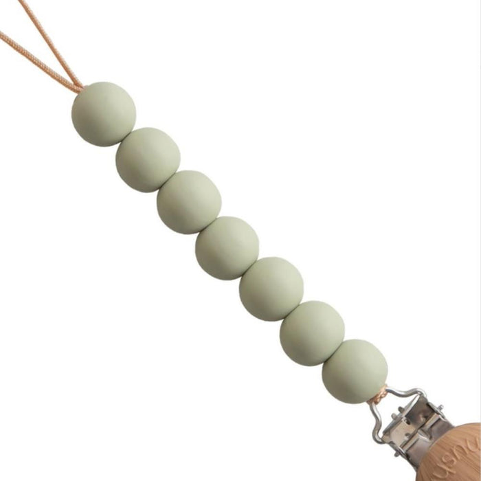 Corrente de Chupeta em Silicone Mushie Halo Sage