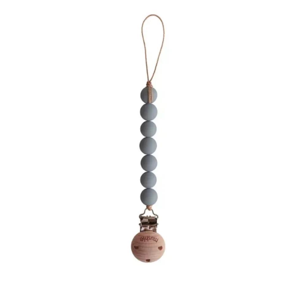Corrente de Chupeta em Silicone Mushie Halo Stone
