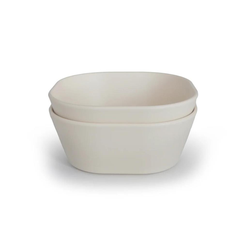 Conjunto de 2 Taças Quadradas Ivory