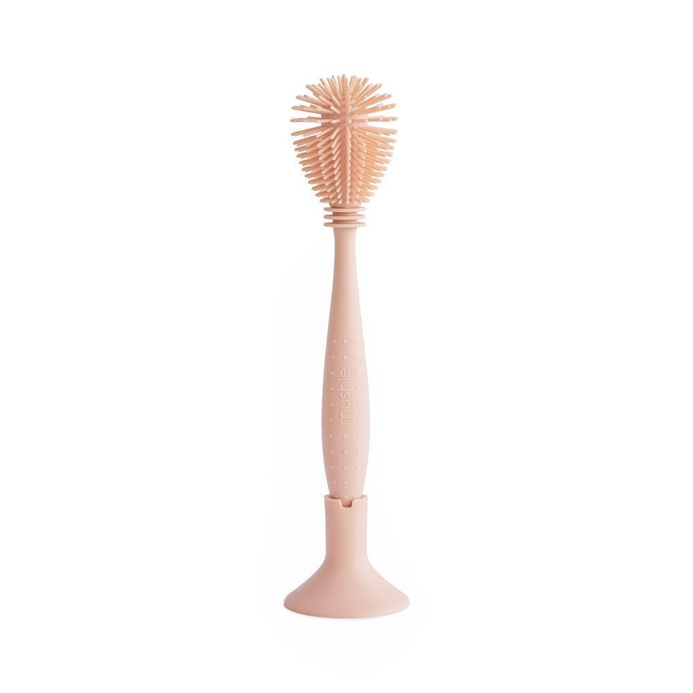 Escovilhão de Biberão em Silicone Blush