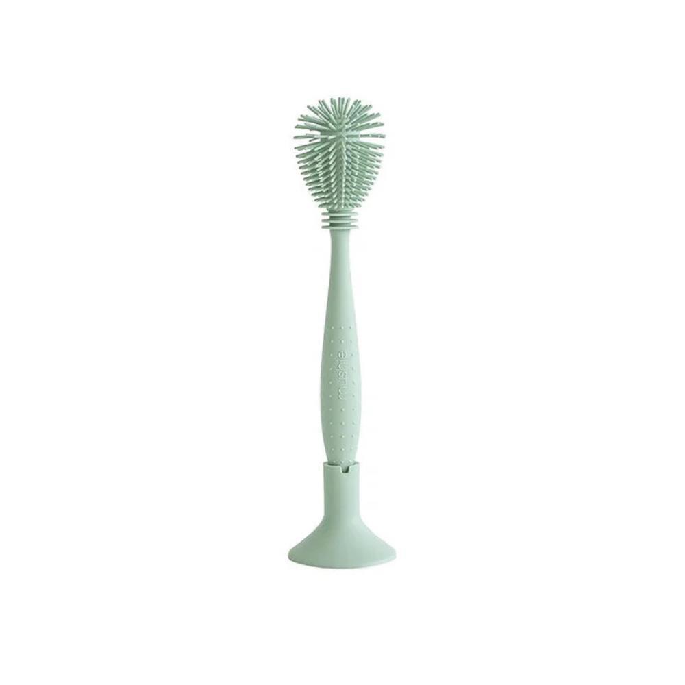 Escovilhão de Biberão em Silicone Cambridge Blue