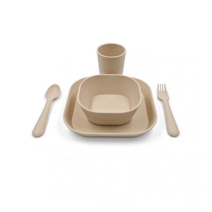 Conjunto de Alimentação Mushie Ivory 5 Peças