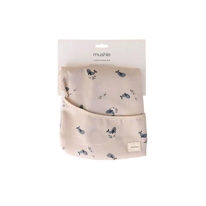 Babete com Mangas Mushie Whale