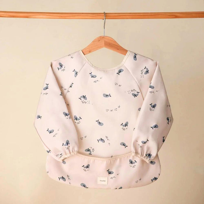 Babete com Mangas Mushie Whale