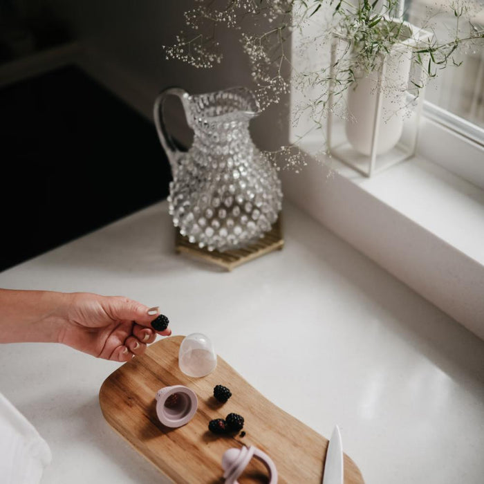 2 Dispensadores de Alimentos Mushie Blush