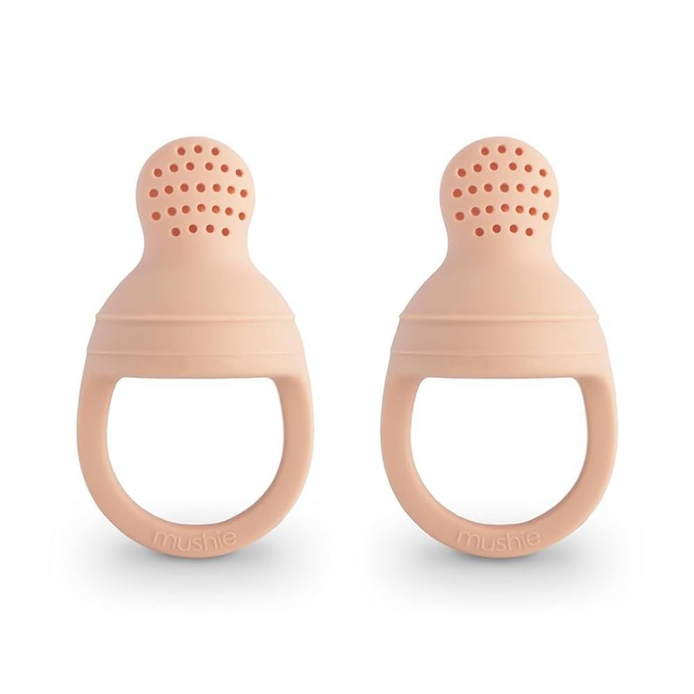 2 Mushie Blush Food Dispensers