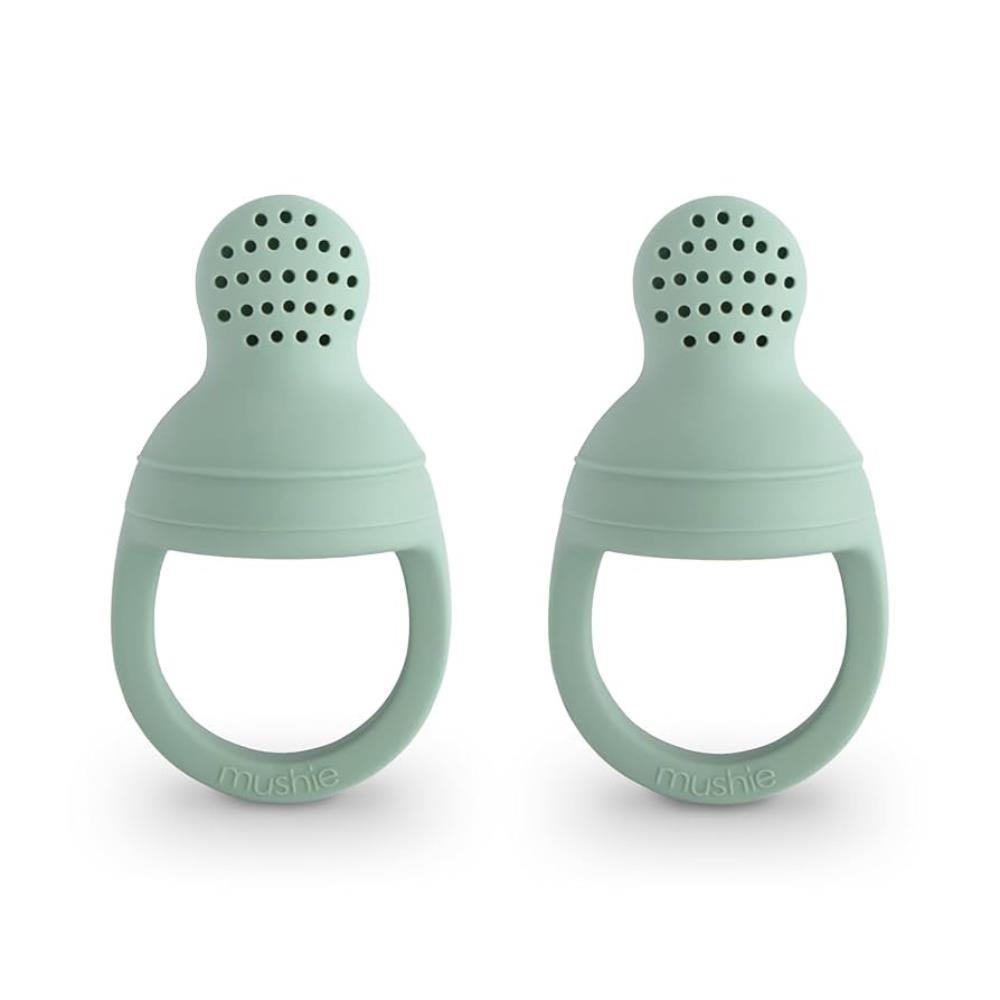 2 dispensadores de comida Mushie Cambridge Blue