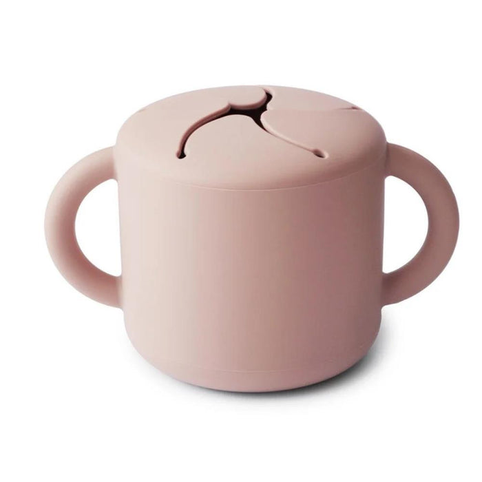 Taça para Snacks em Silicone Mushie Blush