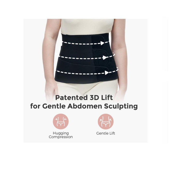 Cinta Pós-Parto Ajustável Momcozy Ergowrap Petite Black M