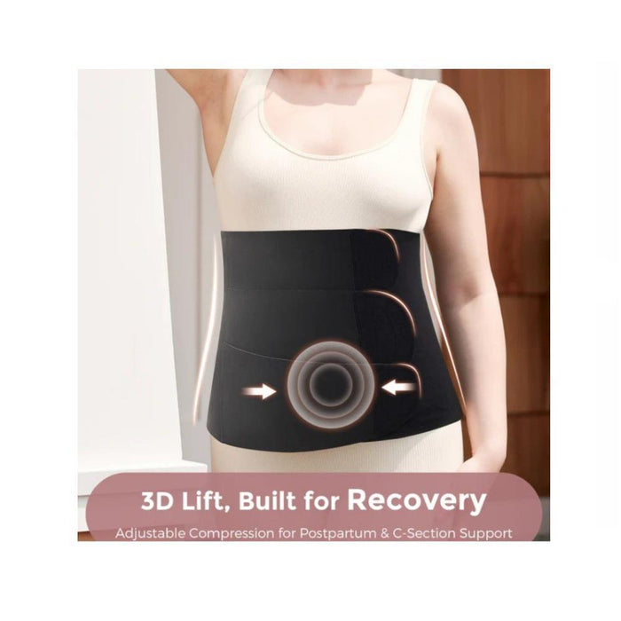 Cinta Pós-Parto Ajustável Momcozy Ergowrap Petite Black XL