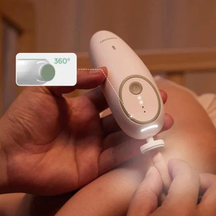 Lima Elétrica para Unhas de Bebé Momcozy Green
