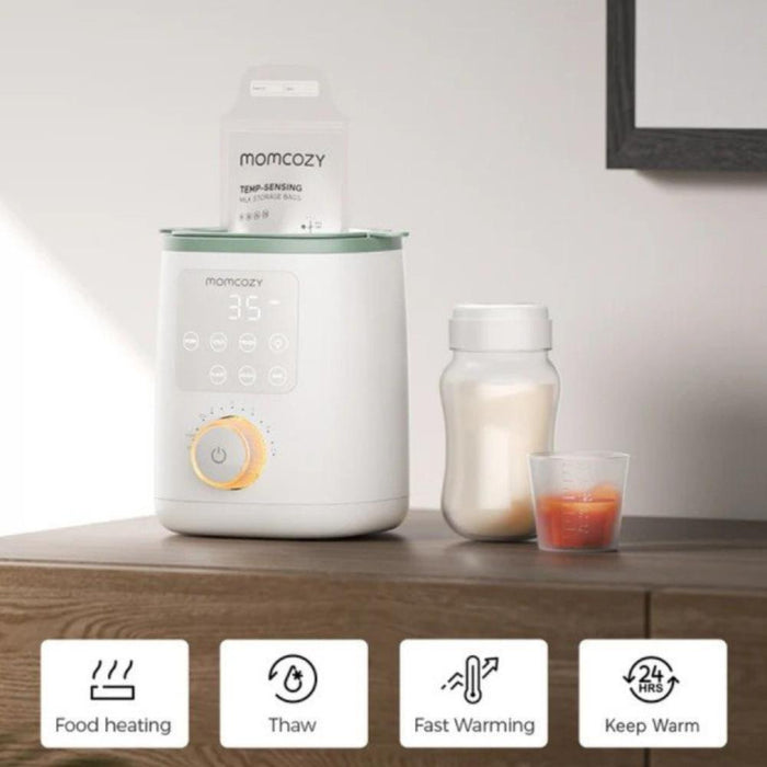Aquecedor de Biberões e Comida Momcozy Nutri MW02 Green