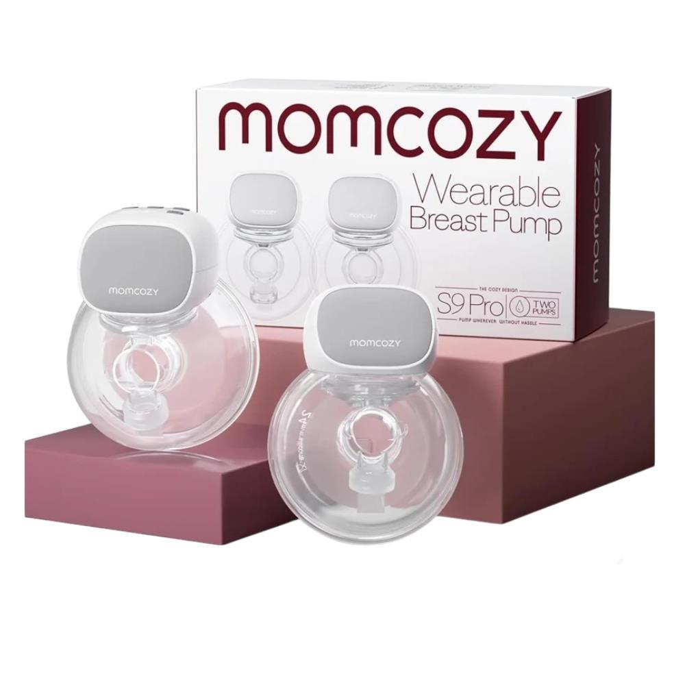 Bomba Tira-Leite Elétrica Mãos Livres Momcozy S9 Pro Dupla Grey