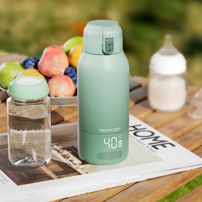 Aquecedor Portátil de Leite e Água Momcozy MW05 Green