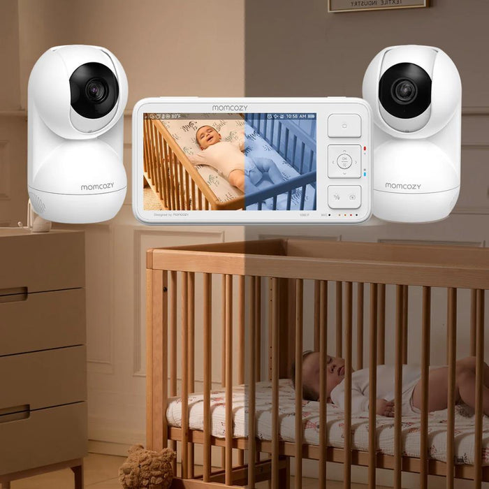Intercomunicador Momcozy BM03 com Monitor LCD HD de 5,5'