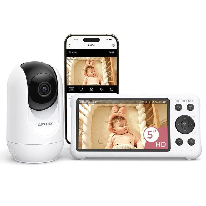 Intercomunicador Wi-Fi Momcozy BM04 com Ecrã LCD HD de 5"