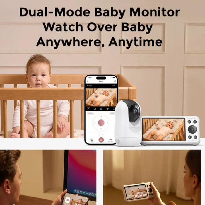 Intercomunicador Wi-Fi Momcozy BM04 com Ecrã LCD HD de 5"