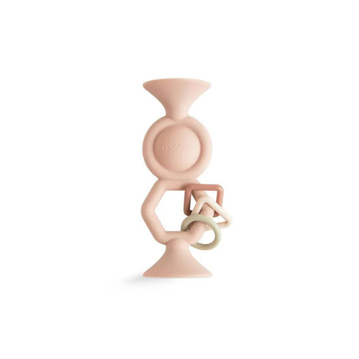 Hexapop com Ventosa em Silicone Mushie Blush