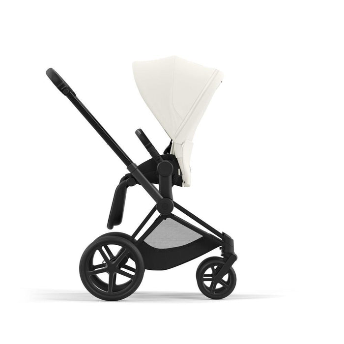 Pack Maleta Cybex Platinum Priam Negro Mate + Tela Blanco Roto