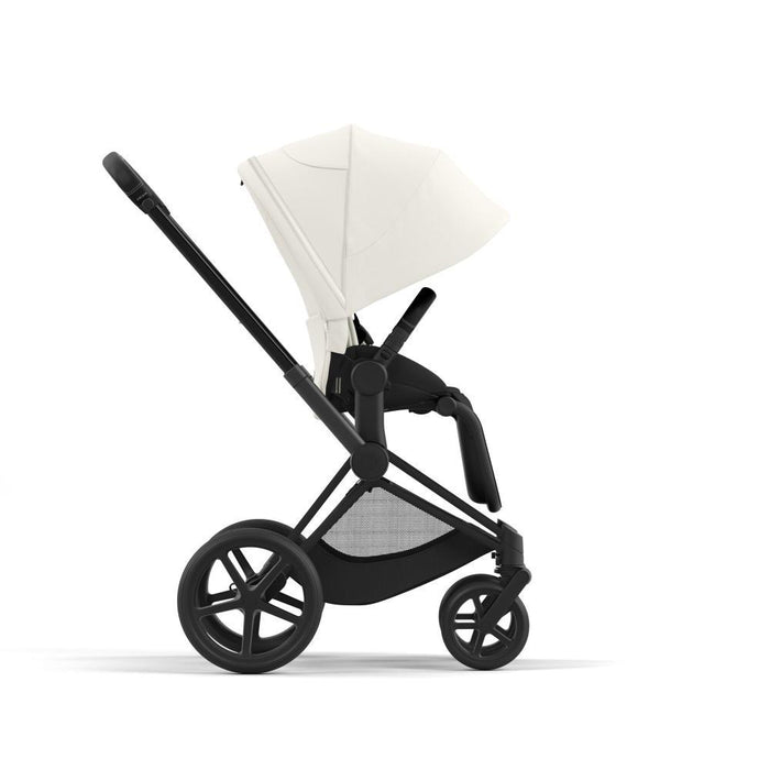 Pack Maleta Cybex Platinum Priam Negro Mate + Tela Blanco Roto