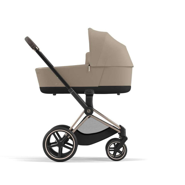 cybex priam platinum Cybex Platinum Priam Lux Cozy Beige Carrycot | Stroller