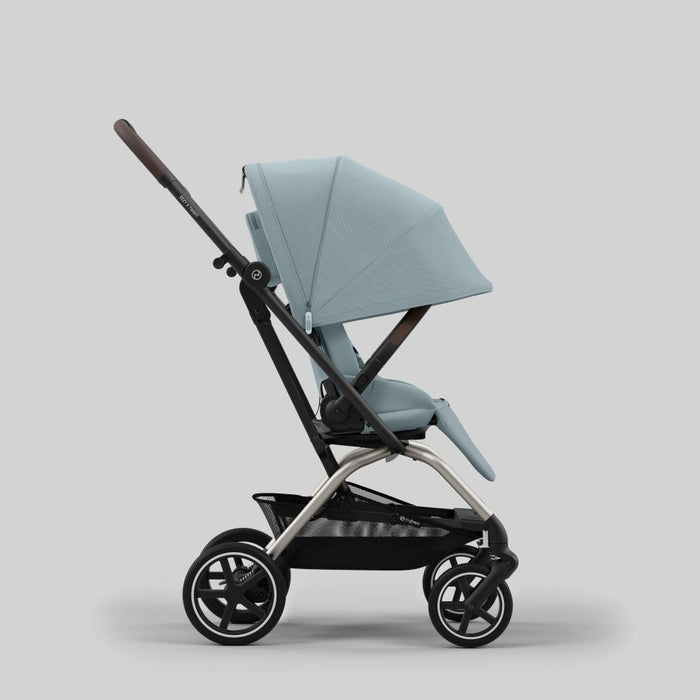 Cybex Eezy S Twist+2 TPE Stormy Blue Stroller - Taupe Chassis