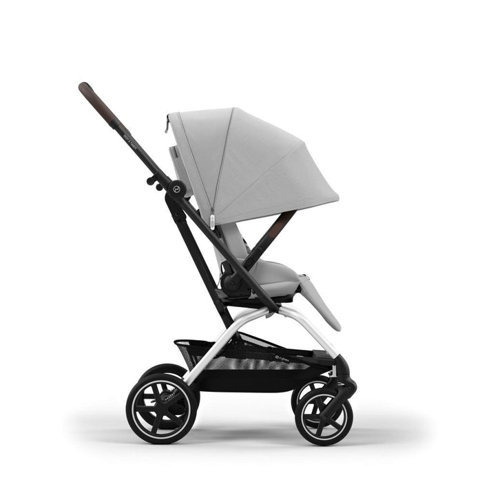 Cybex Eezy S Twist +2 SLV Stroller Fog Grey - Silver Frame