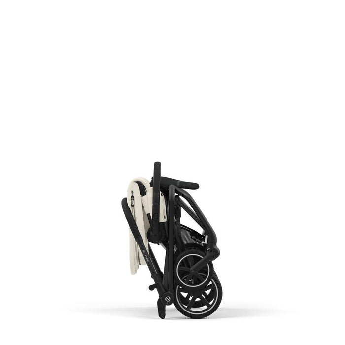 Cybex Eezy S Twist +2 BLK Canvas White Stroller - Black Frame