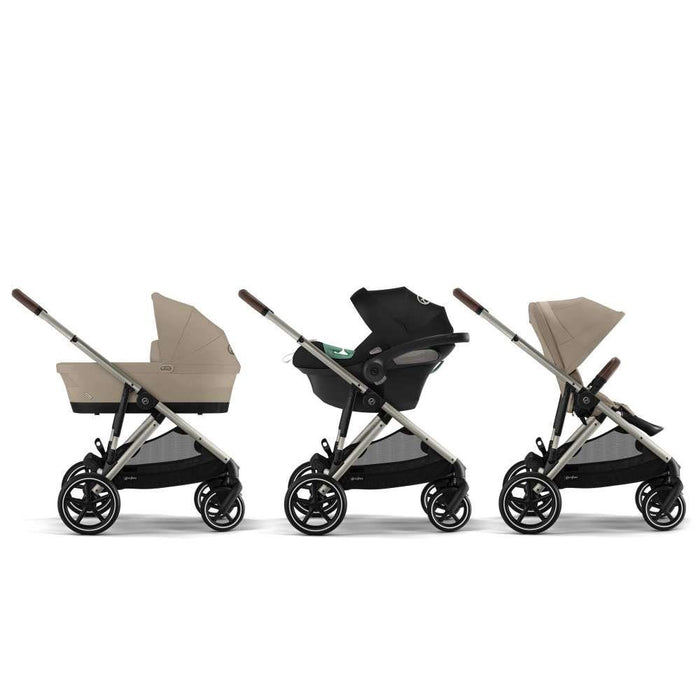 cybex gazelle s beige Cybex Gazelle S TPE Stroller Almond Beige - Taupe Chassis | Stroller