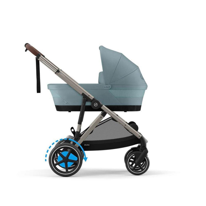 carrinho cybex gazelle s Carrinho Cybex e-Gazelle S TPE Stormy Blue - Chassis Taupe | Passeio