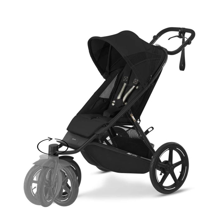 cybex moon black Cybex Avi Spin BLK Moon Black Stroller | Stroller