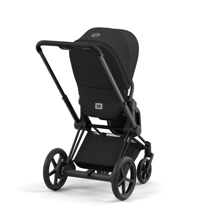 Chassis Cybex Platinum e-Priam e Estrutura do Assento Matt Black