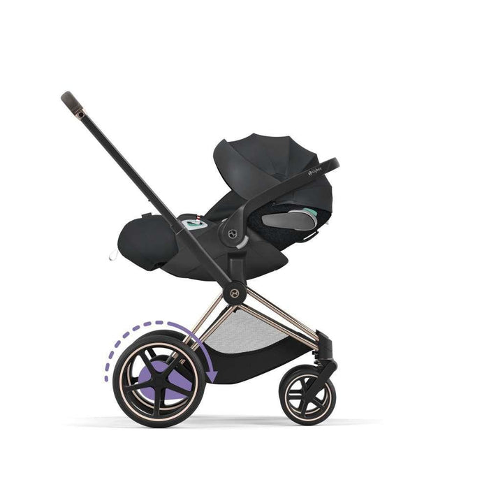 cybex e priam platinum Cybex Platinum e-Priam Chassis and Rosegold Seat Frame | Ride