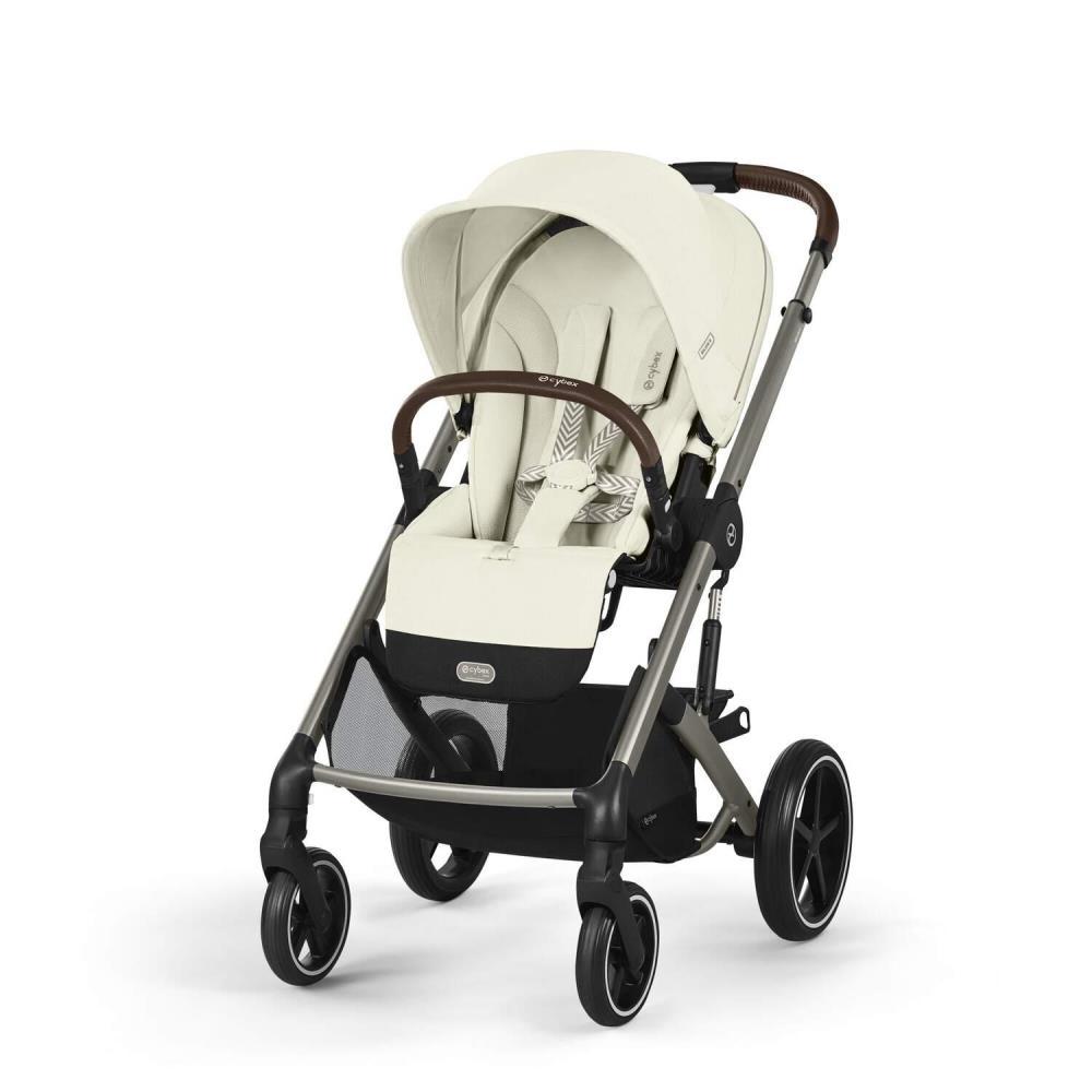 Cybex Balios S Lux TPE Stroller Seashell Beige - Taupe Chassis (2025 Collection)